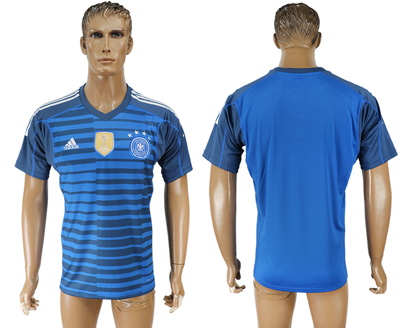 2018 world cup Maillot de foot GERMANY PLAIN DEEP BLUE.jpg